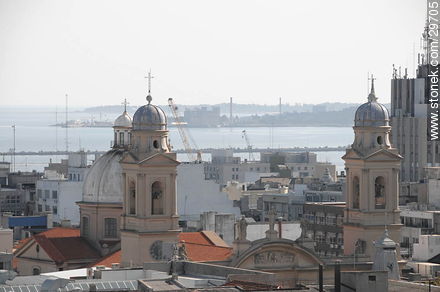Domes of the Metropolitan Cathedral - Department of Montevideo - URUGUAY. Photo #29705