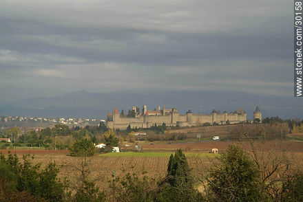 Fortress of Carcassonne - Region of Languedoc-Rousillon - FRANCE. Photo #30158