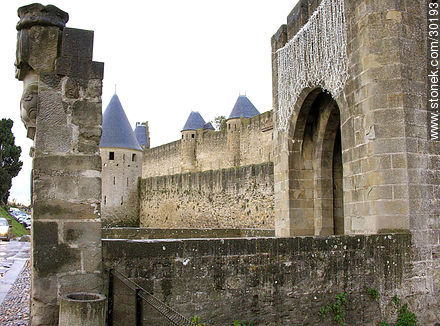 Narbonne Gate - Region of Languedoc-Rousillon - FRANCE. Photo #30193