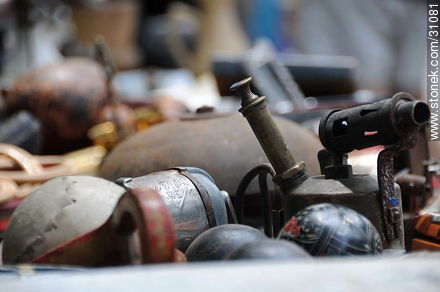 Tristan Narvaja market fair. Gas welding torch. - Department of Montevideo - URUGUAY. Photo #31081