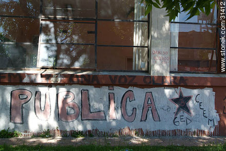 Grafiti en el liceo 
