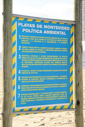 Política ambiental para las playas de Montevideo - Departamento de Montevideo - URUGUAY. Foto No. 31858