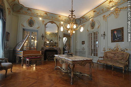 Salón del Palacio Taranco. Museo de Artes Decorativas. - Departamento de Montevideo - URUGUAY. Foto No. 31971