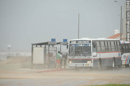 Sand storm in Playa Brava - Punta del Este and its near resorts - URUGUAY. Photo #32048