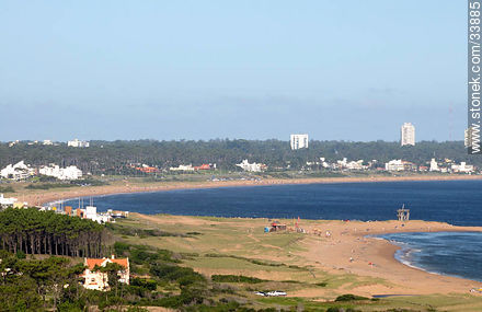 Playa Mansa en las paradas altas - Punta del Este y balnearios cercanos - URUGUAY. Foto No. 33885