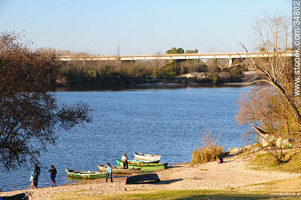 Puente en ruta 2 sobre el Río Negro. - Departamento de Soriano - URUGUAY. Foto No. 34802