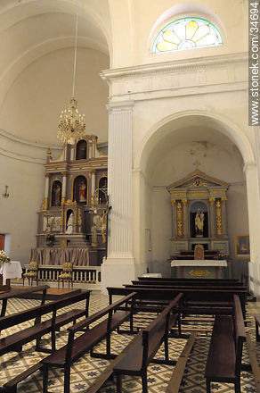 Interior de la catedral de Dolores - Departamento de Soriano - URUGUAY. Foto No. 34694
