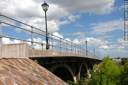 Puente sobre el Río Dayman - Departamento de Salto - URUGUAY. Foto No. 36871