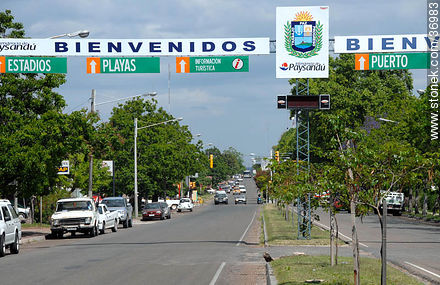 Avenida España - Departamento de Paysandú - URUGUAY. Foto No. 36983