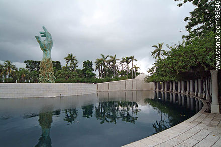 Memorial al Holocausto judío, en Miami Beach en la Avenida Meridian y el Bulevar Dade - Estado de Florida - EE.UU.-CANADÁ. Foto No. 38546