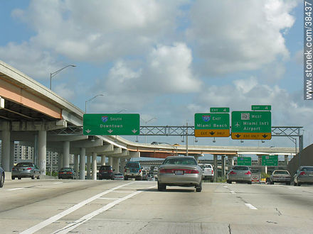 Interstate 95. - State of Florida - USA-CANADA. Photo #38437