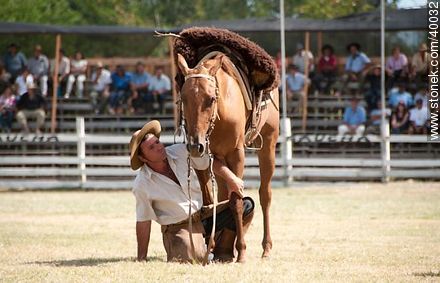 Ability to master the horse. - Tacuarembo - URUGUAY. Photo #40032