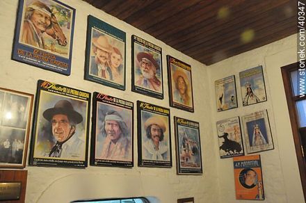 Museo de la Tradición. Afiches de ediciones pasadas de la fiesta de la Patria Gaucha. - Departamento de Tacuarembó - URUGUAY. Foto No. 40347