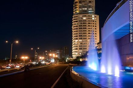 Fountain in Conrad Hotel - Punta del Este and its near resorts - URUGUAY. Photo #40955