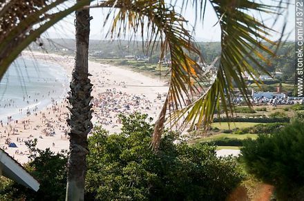 Playa Solanas de Portezuelo desde Punta Ballena - Punta del Este y balnearios cercanos - URUGUAY. Foto No. 41372