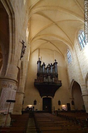 Sarlat-la-Canéda. Interior de la Catedral de Saint Sacerdos. - Aquitania - FRANCIA. Foto No. 43170
