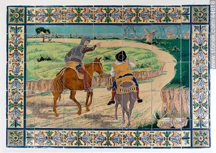 Don Quijote y Sancho Panza - Departamento de Florida - URUGUAY. Foto No. 44618