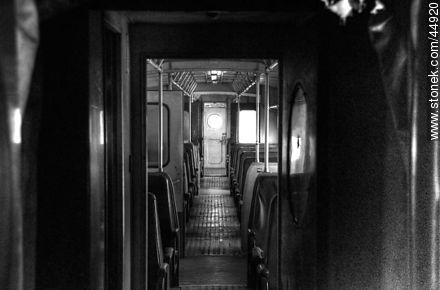 Inside an old railway wagon -  - MORE IMAGES. Photo #44920