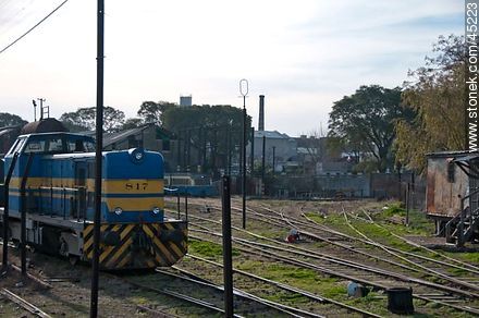 Locomotive. - Department of Montevideo - URUGUAY. Photo #45223