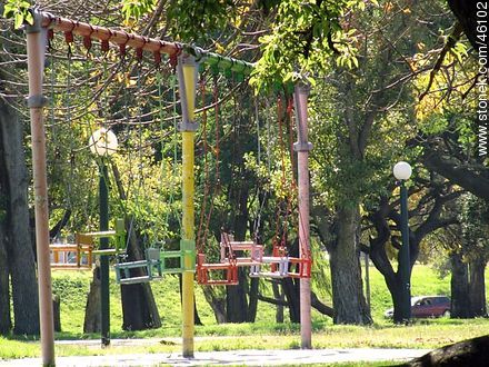 Children's hammocks - Department of Montevideo - URUGUAY. Photo #46102