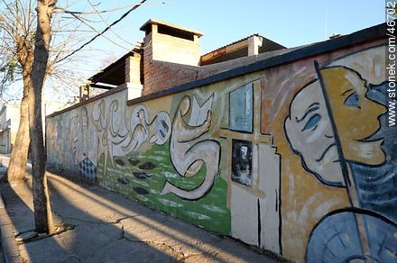 Mural in the city of Rosario - Department of Colonia - URUGUAY. Photo #46702