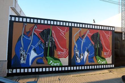 Mural in the city of Rosario - Department of Colonia - URUGUAY. Photo #46700