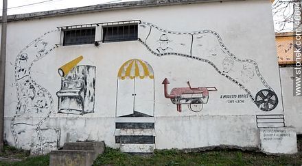Mural in the city of Rosario - Department of Colonia - URUGUAY. Photo #46694