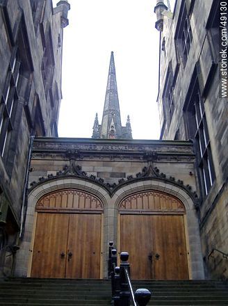 New College, The University of Edinburgh at Mound Place. - Scotland - BRITISH ISLANDS. Photo #49130