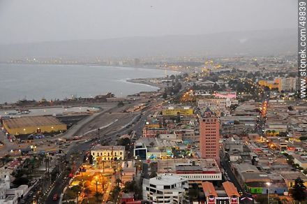 View of Arica at sunset - Chile - Others in SOUTH AMERICA. Photo #49839
