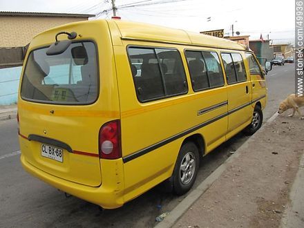 Yellow van - Chile - Others in SOUTH AMERICA. Photo #49936