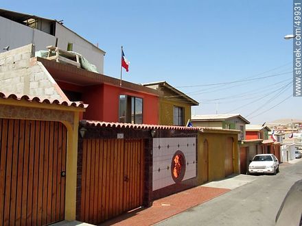 Tipical houses of Arica - Chile - Others in SOUTH AMERICA. Photo #49931