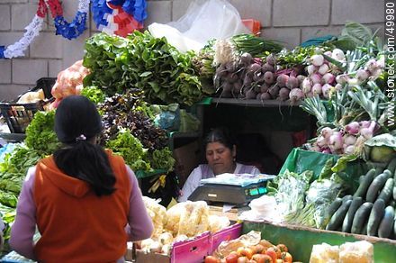 Selling vegetables - Chile - Others in SOUTH AMERICA. Photo #49980