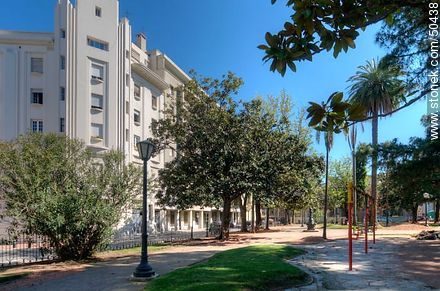 Plaza Zabala, Circunvalación Durango. - Departamento de Montevideo - URUGUAY. Foto No. 50438