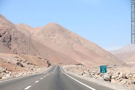 Ruta 11 a 65 kilómetros de Arica - Chile - Otros AMÉRICA del SUR. Foto No. 50472