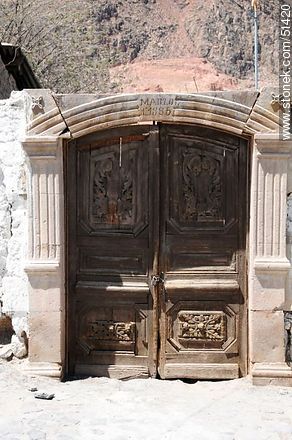 Old wooden door - Chile - Others in SOUTH AMERICA. Photo #51420