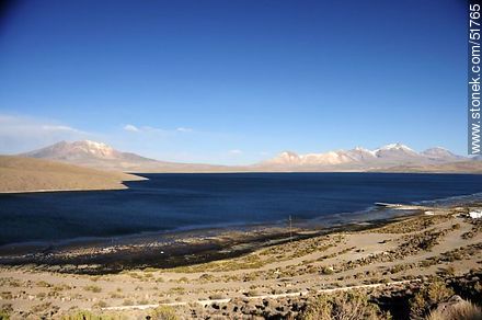 Lago Chungará, volcán Quisiquisini, Nevados de Quimsachata. - Chile - Otros AMÉRICA del SUR. Foto No. 51765