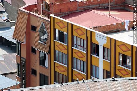 Decoración arquitectónica de un hotel de La Paz - Bolivia - Otros AMÉRICA del SUR. Foto No. 52127