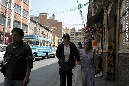 On the street Illampu of La Paz - Bolivia - Others in SOUTH AMERICA. Photo #52097