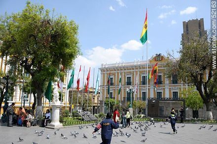 Plaza Murillo. Palace of the Government. - Bolivia - Others in SOUTH AMERICA. Photo #52163