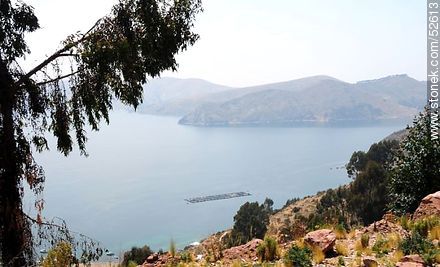 Granja artificial para cría de truchas en el lago Titicaca - Bolivia - Otros AMÉRICA del SUR. Foto No. 52613
