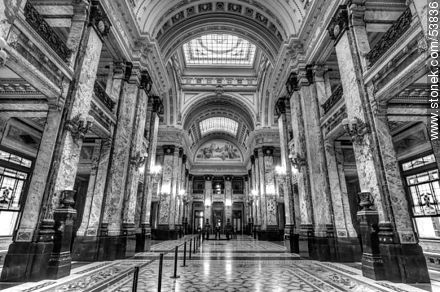 Salón de los Pasos Perdidos del Palacio Legislativo. - Department of Montevideo - URUGUAY. Photo #53836