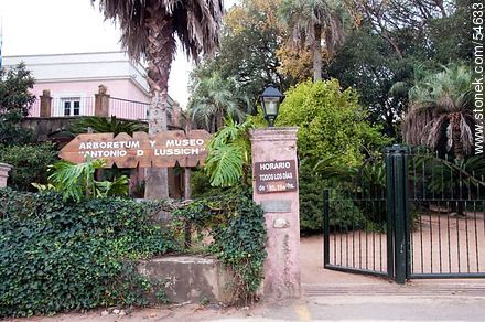 Entrance to the Arboretum and Museum Antonio D. Lussich - Punta del Este and its near resorts - URUGUAY. Photo #54633
