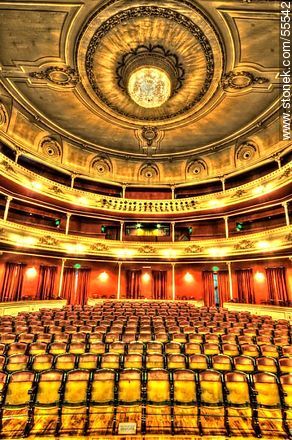 Teatro Bartolomé Macció. Vista desde el escenario. - Departamento de San José - URUGUAY. Foto No. 55542