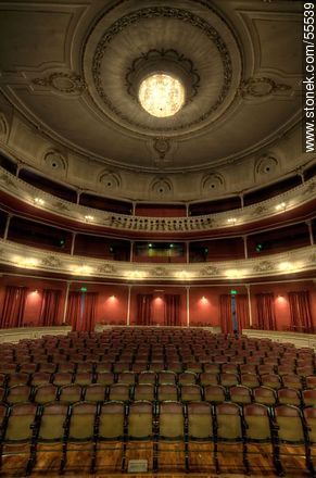 Teatro Bartolomé Macció. Vista desde el escenario. - Departamento de San José - URUGUAY. Foto No. 55539
