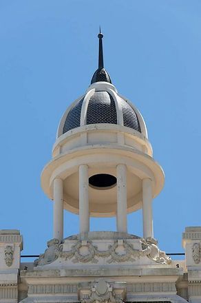 Dome of the Pablo Fereando building - Department of Montevideo - URUGUAY. Photo #56115