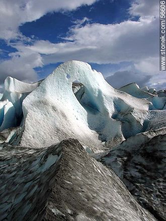 Ice of the Viedma Glacier -  - ARGENTINA. Photo #56606