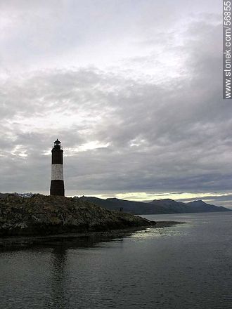 Lighthouse Les Éclaireurs, the end of the world in the Beagle Channel -  - ARGENTINA. Photo #56855