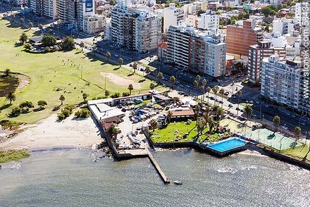 Aerial view of La Estacada - Department of Montevideo - URUGUAY. Photo #58434