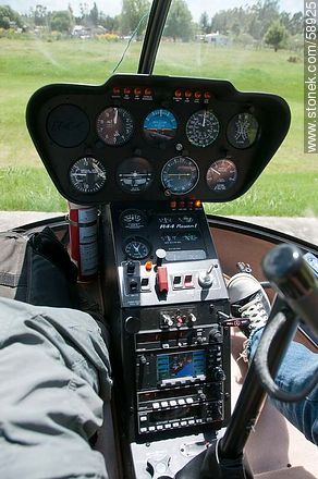 Board an helicopter Robinson 44 -  - MORE IMAGES. Photo #58925