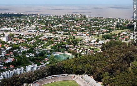 Vista aérea de Carrasco - Departamento de Montevideo - URUGUAY. Foto No. 59010